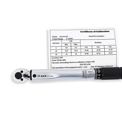 Ключ динамометричний S&R 465014025 + 7 біт - 6