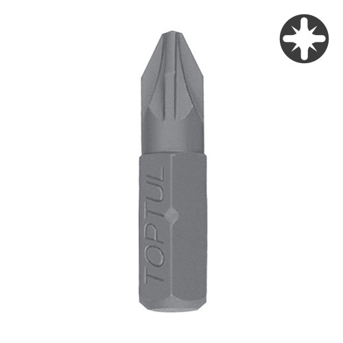 Бита-насадка PZ1 1/4" 25мм TOPTUL FSCA0801 - 1