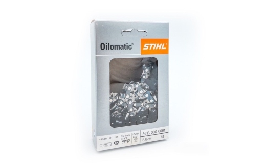 Ланцюг STIHL 63 PM 45 см, 3/8"P, 1,3 мм, 61 z (36130000061) для MS 230; 241; 250; 251 Ланцюг STIHL 63 PM 45 см, 3/8"P, 1,3 мм, 61 z (36130000061) для MS 230; 241; 250; 251