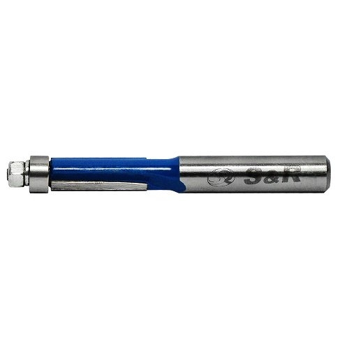 Фреза кромочная S&R 8х20 мм прямая с подшипником (216903080) - 1