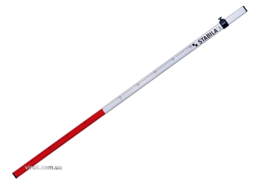 Рейка нівелірна телескопічна STABILA 07468  0,8-2,4 м, для оптичних та лазерних рівнів - 1