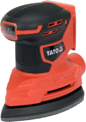 Шліфмашина вібраційна акумуляторна YATO YT-82755 18В, вібрація 7,34 ± 1,5 м/с², 84х184 мм (БЕЗ АКУМУЛЯТОРА) - 1
