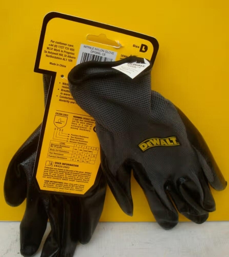 Перчатки универсальные DeWALT DPG66L с нитриловым покрытием Ultradex - 3