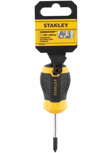 Викрутка хрестова STANLEY STHT16154-0 "Cushion Grip" S/D "Philips" PH1 x 45 мм - 1