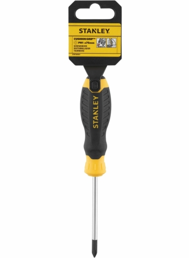 Викрутка хрестова STANLEY STHT16155-0 "Cushion Grip" S/D "Philips" PH1 x 75 мм - 1