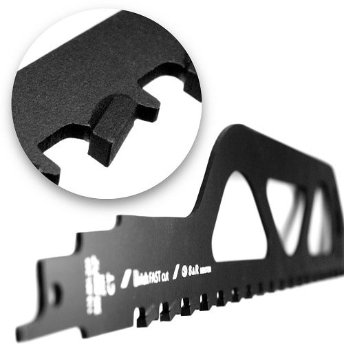 Пиляльне полотно для сабельної пили S&R Meister S2243HM по газобетону, цеглі L455 мм - 2