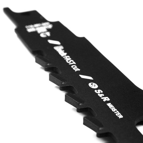 Пиляльне полотно для сабельної пили S&R Meister S2243HM по газобетону, цеглі L455 мм - 5