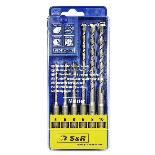 Набір бурів S&R Meister 6 шт бетон - 3