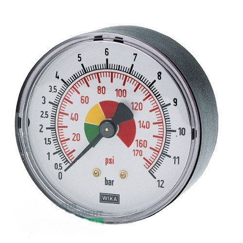 Манометр для пистолета подкачки шин AIRKRAFT MAN-STG-29G (резьба сзади) - 1