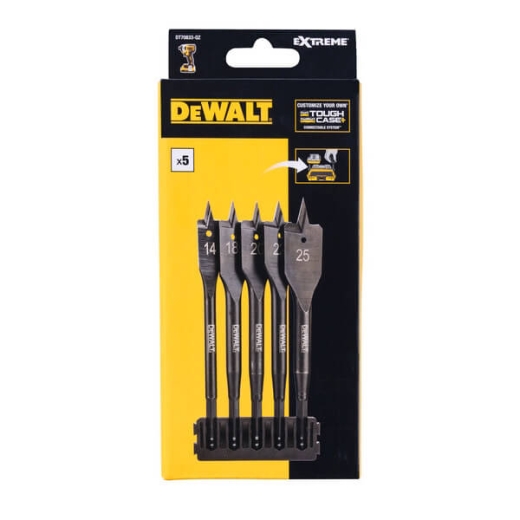 Кассета с перовыми сверлами DeWALT DT70833, EXTREME IMPACT - 1