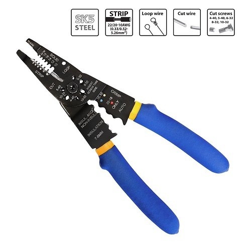 Інструмент для зняття ізоляції багатофункціональний S&R 205 мм - 5