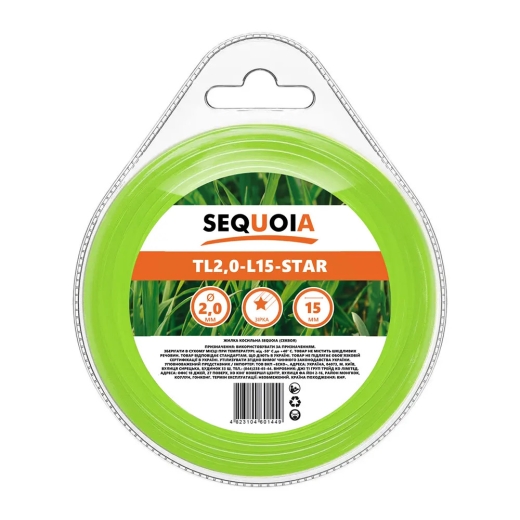 Косильна жилка SEQUOIA TL2.0-L15-Star Косильна жилка SEQUOIA TL2.0-L15-Star