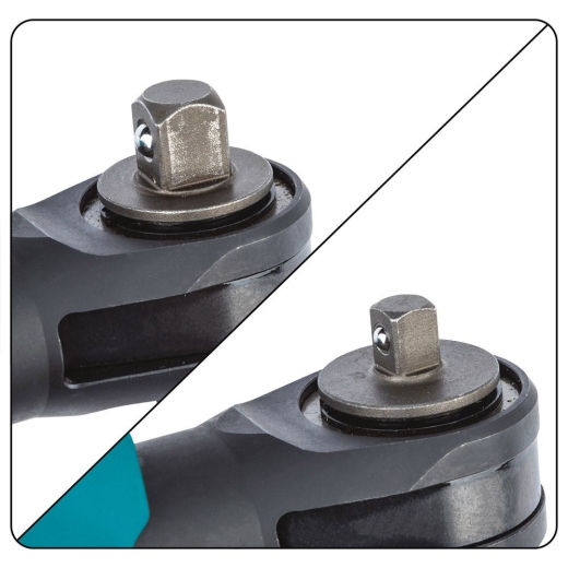 Аккумуляторный угловой ударный гайкокрут (гаечный ключ) Makita WR100DZ (без АКБ) - 3