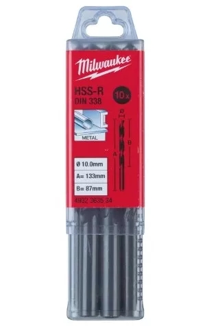 Сверло по металлу Milwaukee 4932363529_1 HSS-R DIN338 (9,5x125 мм) 1 шт. Сверло по металлу Milwaukee 4932363529_1 HSS-R DIN338 (9,5x125 мм) 1 шт.