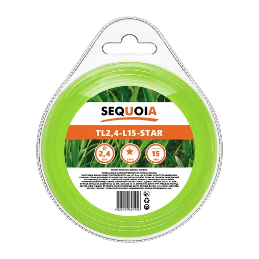 Косильна жилка SEQUOIA TL2.4-L15-Star Косильна жилка SEQUOIA TL2.4-L15-Star