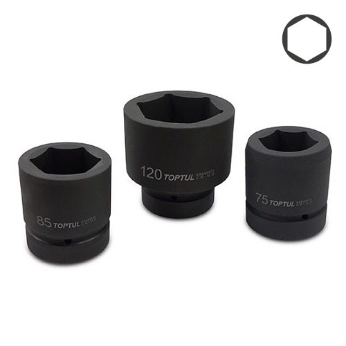 Головка торцева ударна TOPTUL 2-1/2" 90 мм KABA8090 - 1