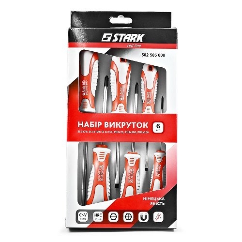 Набор отверток Stark 6 шт. (502505000) Набор отверток Stark 6 шт. (502505000)