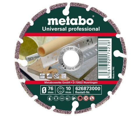 Алмазний універсальний диск Metabo Professional UP 76x2.2x10 мм 626873000 - 1