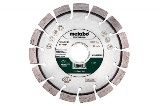 Алмазний універсальний диск Metabo Universal Professional 125x2.4x22.23 мм 628559000 Алмазний універсальний диск Metabo Universal Professional 125x2.4x22.23 мм 628559000