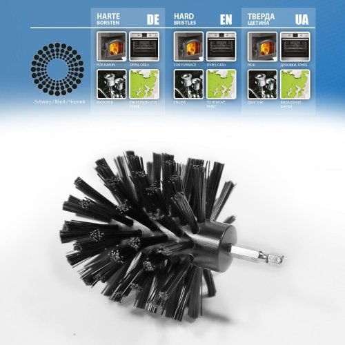 Набор нейлоновых щеток S&R черных 3 шт - 7
