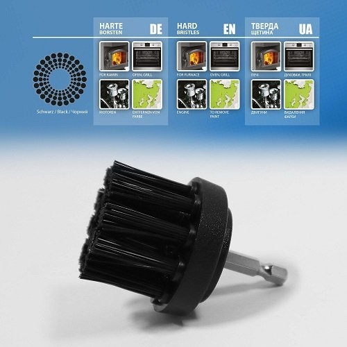 Щетка нейлоновая черная S&R 51 мм жесткая - 3