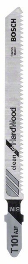 Пилочка для лобзика Bosch Clean for Hard Wood T 101 AIF, 5 шт Пилочка для лобзика Bosch Clean for Hard Wood T 101 AIF, 5 шт