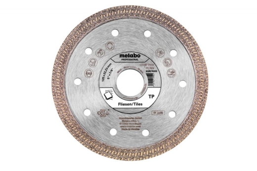 Алмазний диск по кераміці Metabo Tiles Professional 125x1.4x22.23 мм 628579000 Алмазний диск по кераміці Metabo Tiles Professional 125x1.4x22.23 мм 628579000