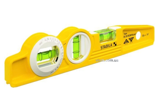 Рівень магнітний STABILA Type 81 SVREМ W360 Torpedo 25 см + чохол - 1