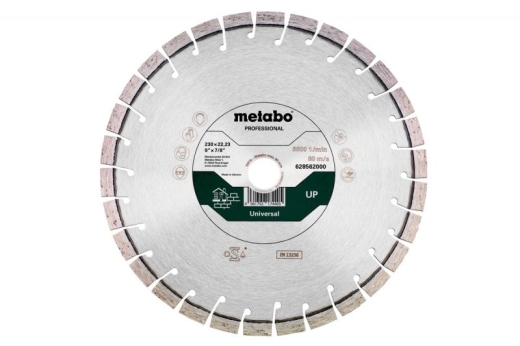 Алмазний універсальний диск Metabo Universal Professional 230x2.6x22.23 мм 628562000 Алмазний універсальний диск Metabo Universal Professional 230x2.6x22.23 мм 628562000