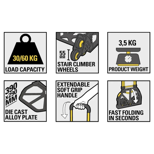 Тележка грузовая складная STANLEY SXWT-FT584 - 3