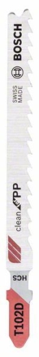 Пилочка для лобзика Bosch Clean for PP T 102 D, 5 шт Пилочка для лобзика Bosch Clean for PP T 102 D, 5 шт
