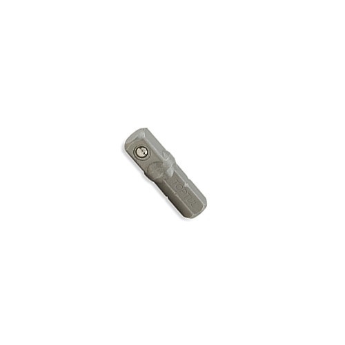 Адаптер для торцевих головок під шурупокрут TOPTUL 1/4"х1/4" L25 (6-гр.-квадрат) FSKA0808 Адаптер для торцевих головок під шурупокрут TOPTUL 1/4"х1/4" L25 (6-гр.-квадрат) FSKA0808