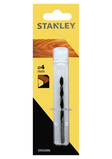 Сверло по дереву STANLEY STA52006-QZ Ø= 4 мм - 1