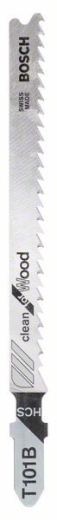 Пилочка для лобзика Bosch Clean for Wood T 101 B, 5 шт Пилочка для лобзика Bosch Clean for Wood T 101 B, 5 шт