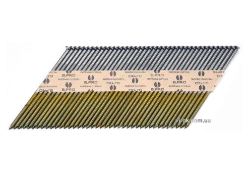 Гвозди для пневматического пистолета VOREL 72013 L=90 мм, Ø=2.8 мм, угол-34°, 2000 шт - 1