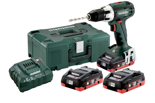 Аккумуляторный шуруповерт Metabo BS 18 LT 3*4.0 Ач LiHD (602102940) - 1