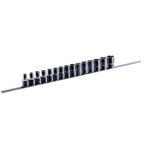 Набор 12-гранных головок на планке TOPTUL 12-гр. 1/2" 15 ед. 8-24 мм GAAQ1602U-12 Набор 12-гранных головок на планке TOPTUL 12-гр. 1/2" 15 ед. 8-24 мм GAAQ1602U-12