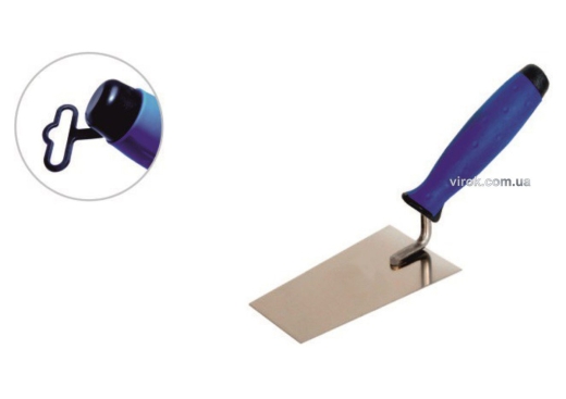 Кельма трапецевидна з нержавійки VIROK PROFI 140 мм - 1