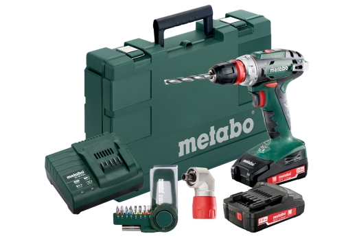 Аккумуляторная дрель-шуруповерт Metabo BS 18 Quick Set (602217870) Аккумуляторная дрель-шуруповерт Metabo BS 18 Quick Set (602217870)