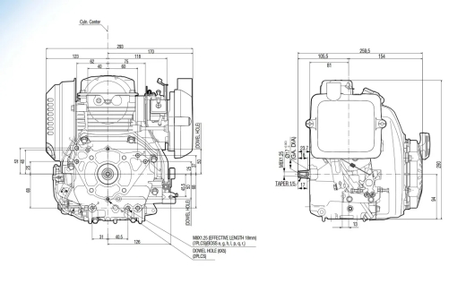 Двигатель бензиновый Honda GXR 120 RT KR EU OH - 8