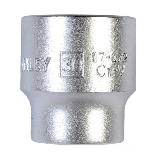 Головка торцевая 1/2 х 30 мм, с двенадцатигранным профилем, метрическая STANLEY 1-17-072 - 1