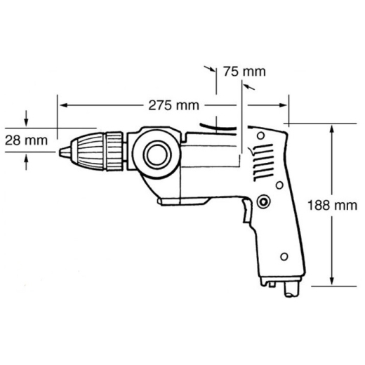 Дрель Makita DP4700 - 2