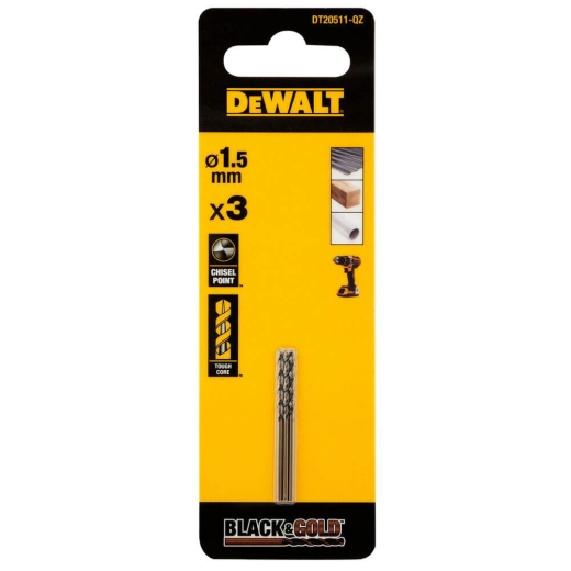Свердло по металу DeWALT DT20511 Black & Gold Свердло по металу DeWALT DT20511 Black & Gold