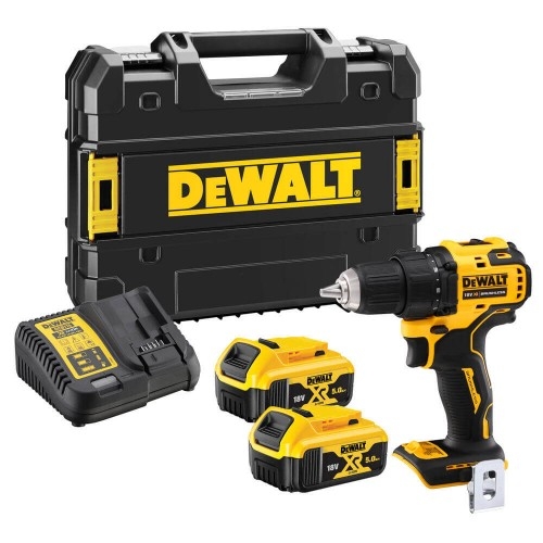 Дрель-шуруповёрт аккумуляторная бесщёточная DeWALT DCD708P2T - 1