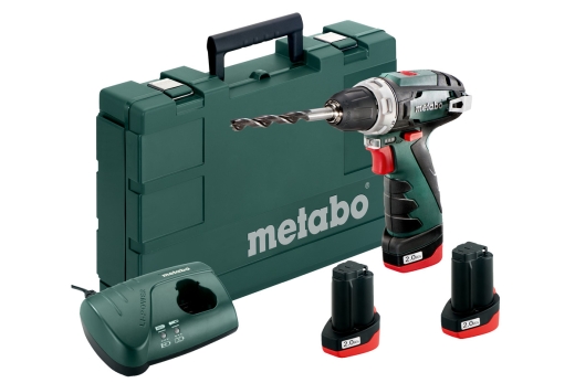 Аккумуляторный шуруповерт Metabo PowerMaxx BS Basic Set (600080960) - 1