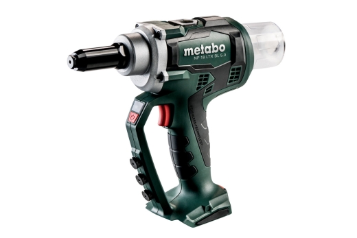 Аккумуляторный заклепочник Metabo NP 18 LTX BL 5.0 каркас + MetaLoc (619002840) - 1