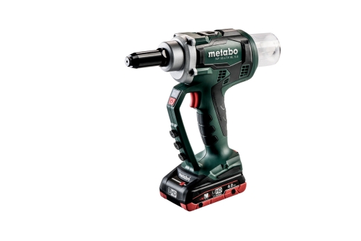 Аккумуляторный заклепочник Metabo NP 18 LTX BL 5.0 2*4.0 Ач (619002800) - 1