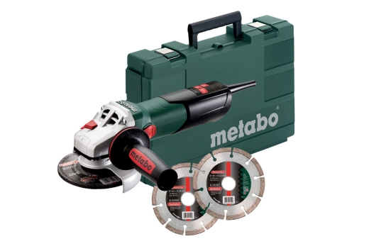 Болгарка Metabo W 9-125 Quick в Кейсе + Алмазные диски Метабо (600374510) - 1