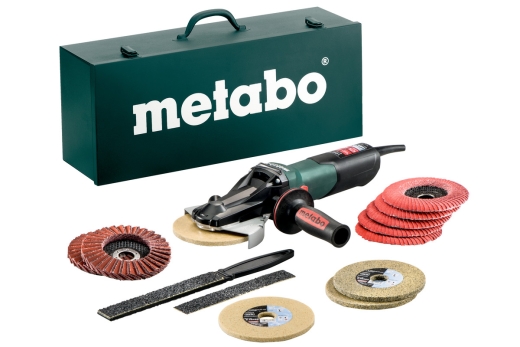 Угловая шлифмашина с плоским редуктором Metabo WEVF 10-125 Quick Inox Set (613080500) - 1