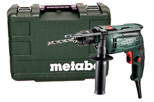 Ударная дрель Metabo SBE 650 + Чемодан (быстрозажимной тип патрона) (600742500) - 1